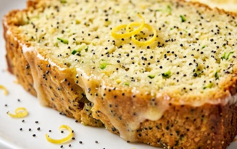 Easy Lemon Poppy Seed Zucchini Bread