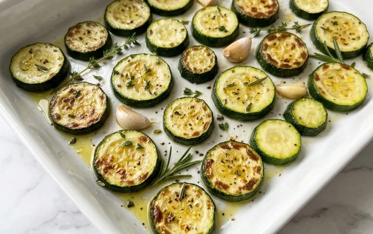 Simple Herb-Infused Roasted Zucchini Recipe
